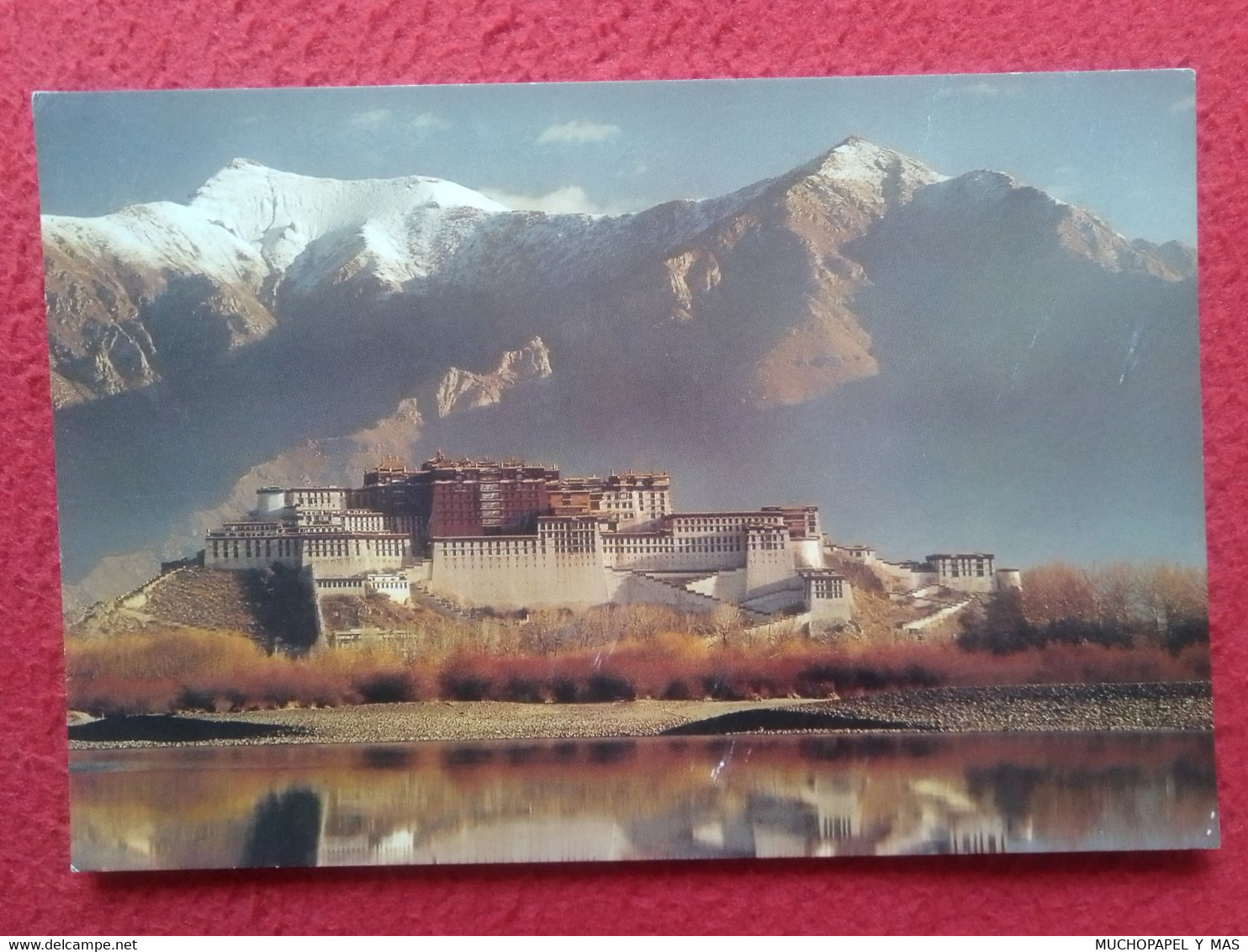 POSTAL POST CARD POTALA A BRIGHT PEARL OF THE HIGHLAND TIBET LHASA CHINA CHINE MONTAÑAS HIMALAYA MOUNTAINS DALÁI LAMA... - Tibet