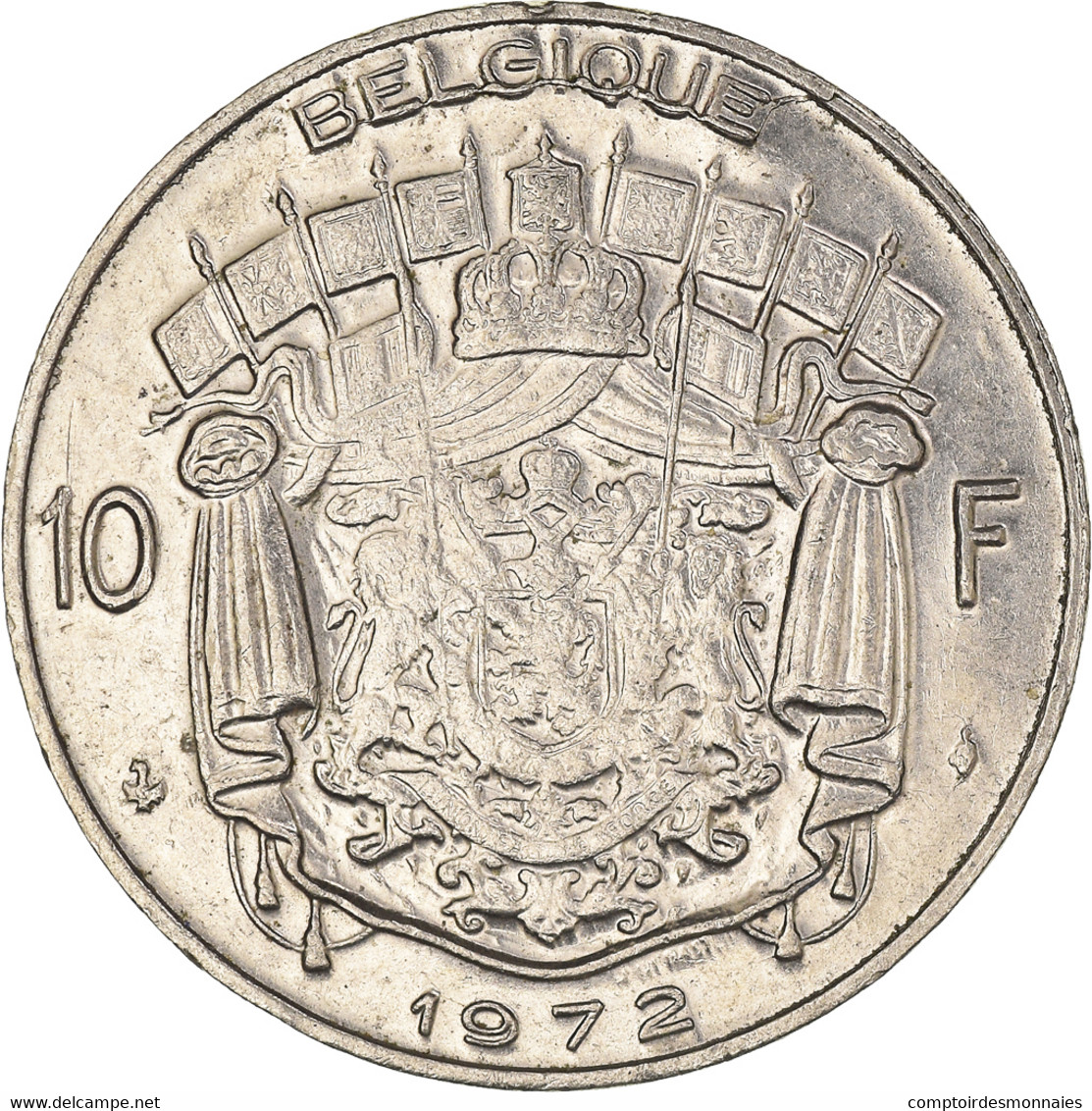 Monnaie, Belgique, 10 Francs, 10 Frank, 1972 - 10 Francs