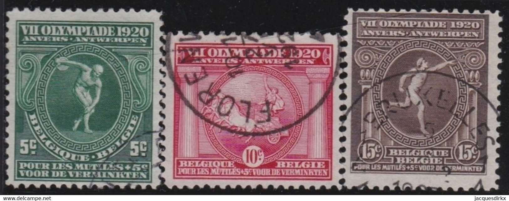 Belgie    .    OBP   .   179/181       .     O      .   Gestempeld     . /.    Oblitéré - Used Stamps