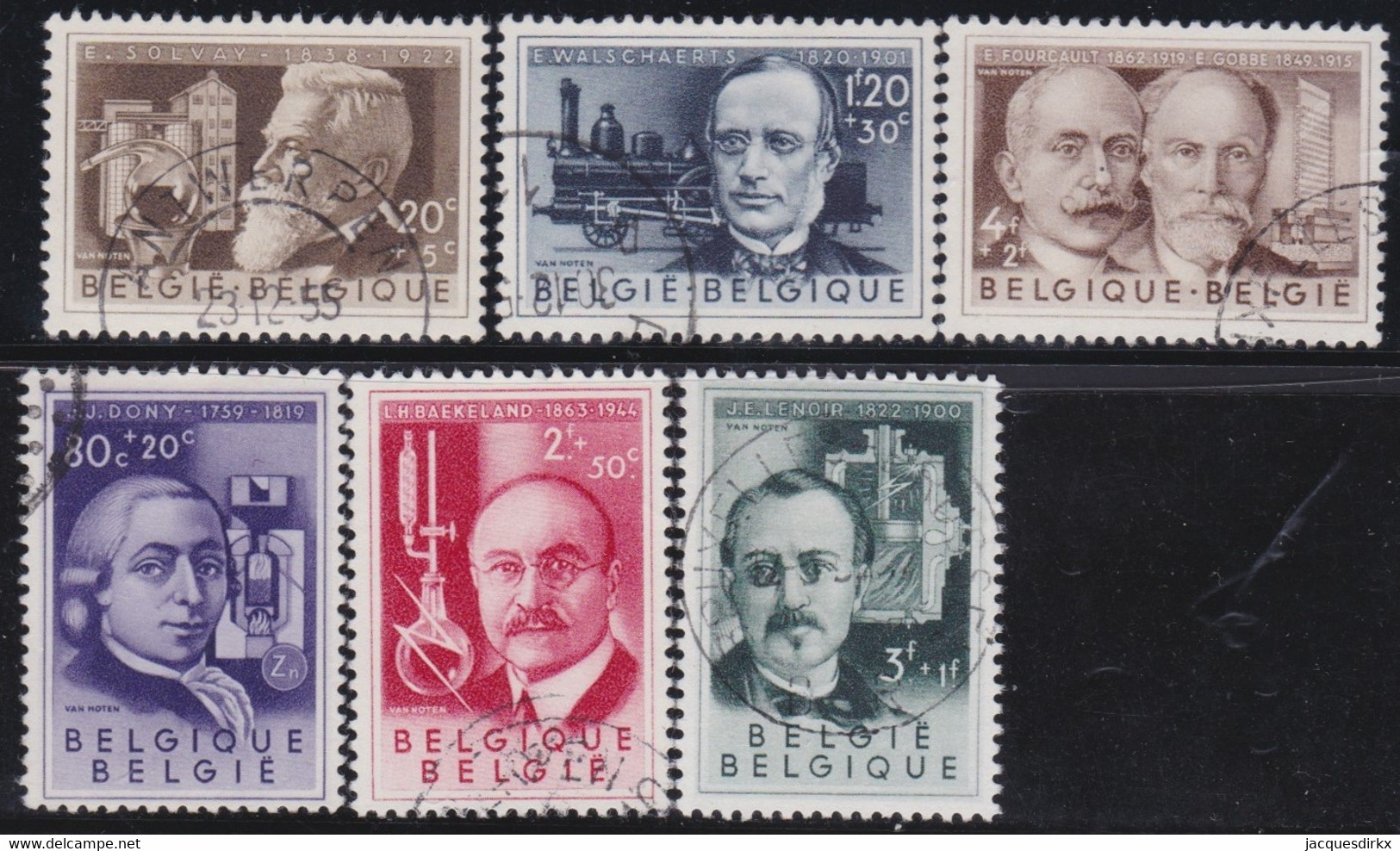 Belgie    .    OBP   .    973/978    .     O      .   Gestempeld     . /.    Oblitéré - Used Stamps