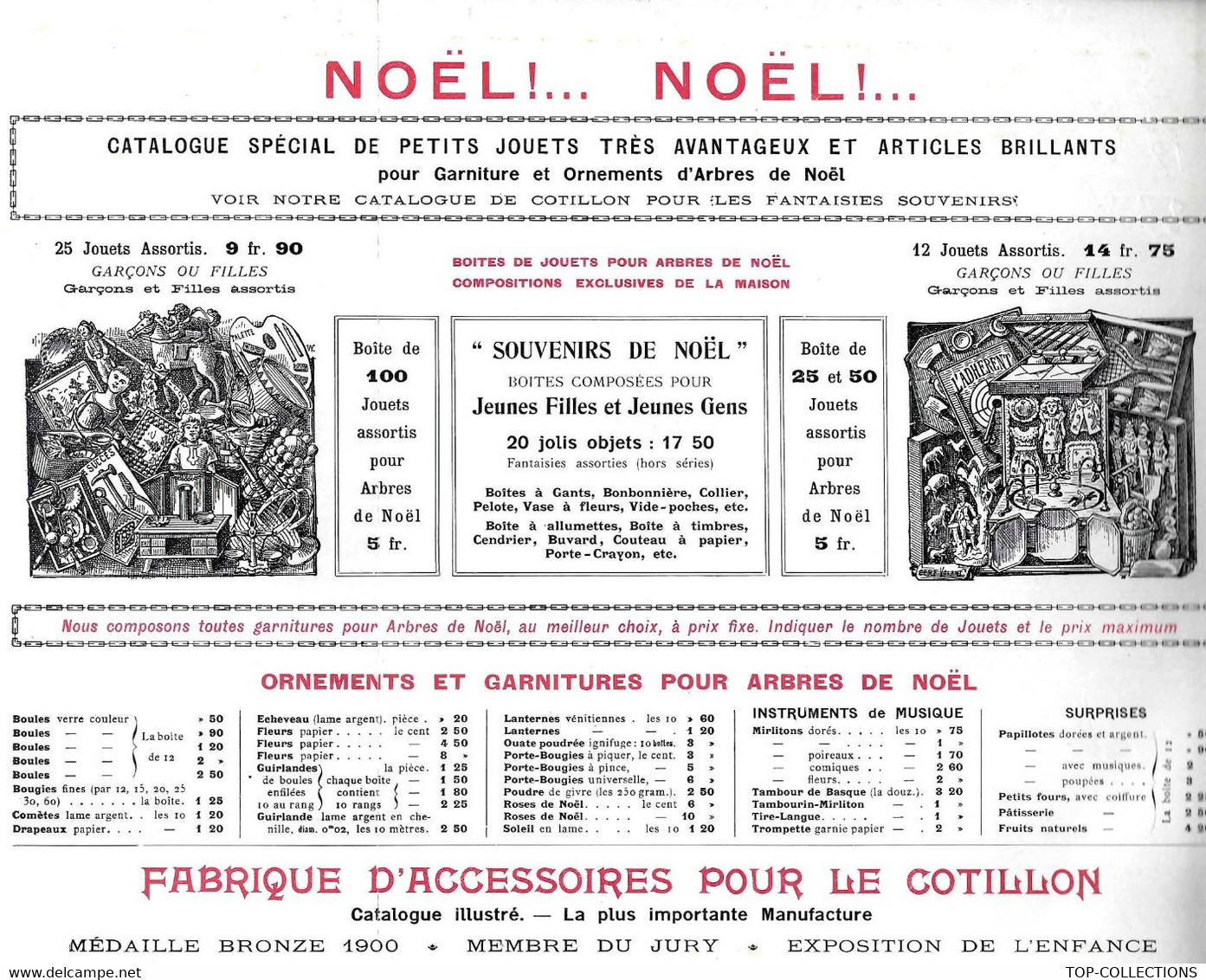 1914 PUBLICITE MANUFACTURE  MAISON DE JOUETS ET JEUX à PARIS DOCUMENT  D EPOQUE Sign. Lebegue  B.E. - Advertising