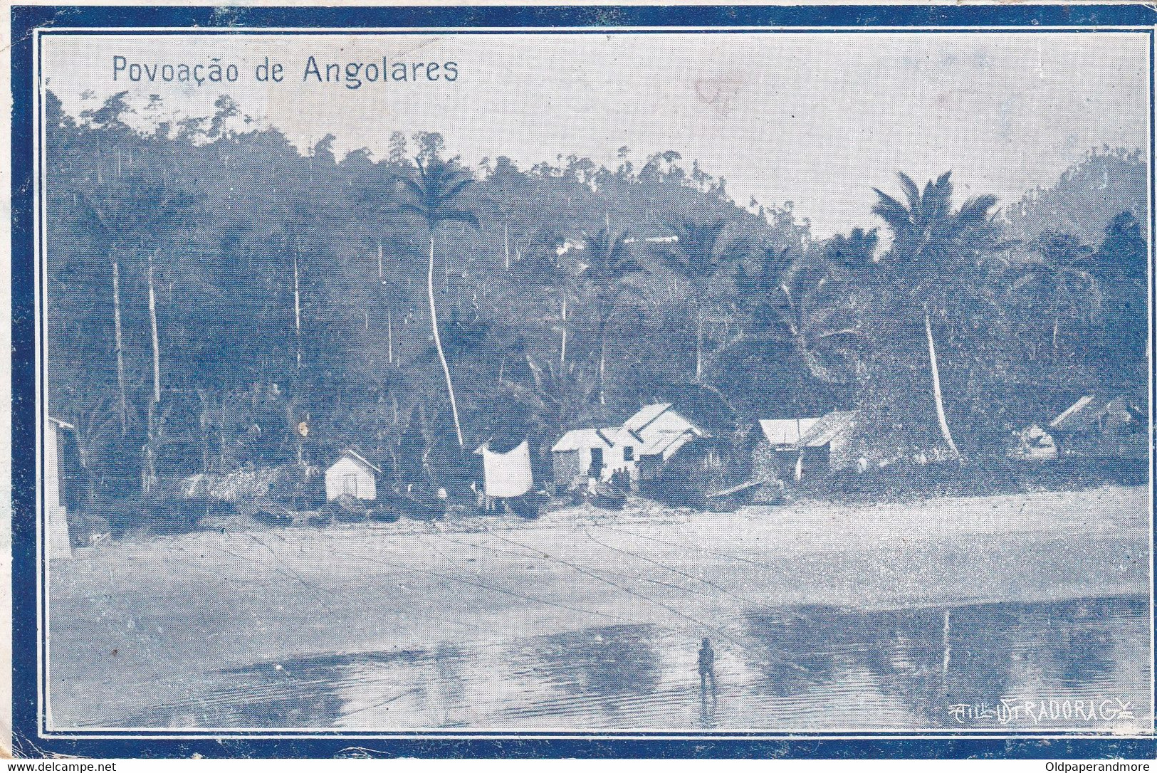 POSTCARD PORTUGAL - AFRICA - SÃO TOME AND PRINCIPE - OLD PORTUGUESE COLONY - POVOAÇÃO DE ANGOLARES - Sao Tome Et Principe