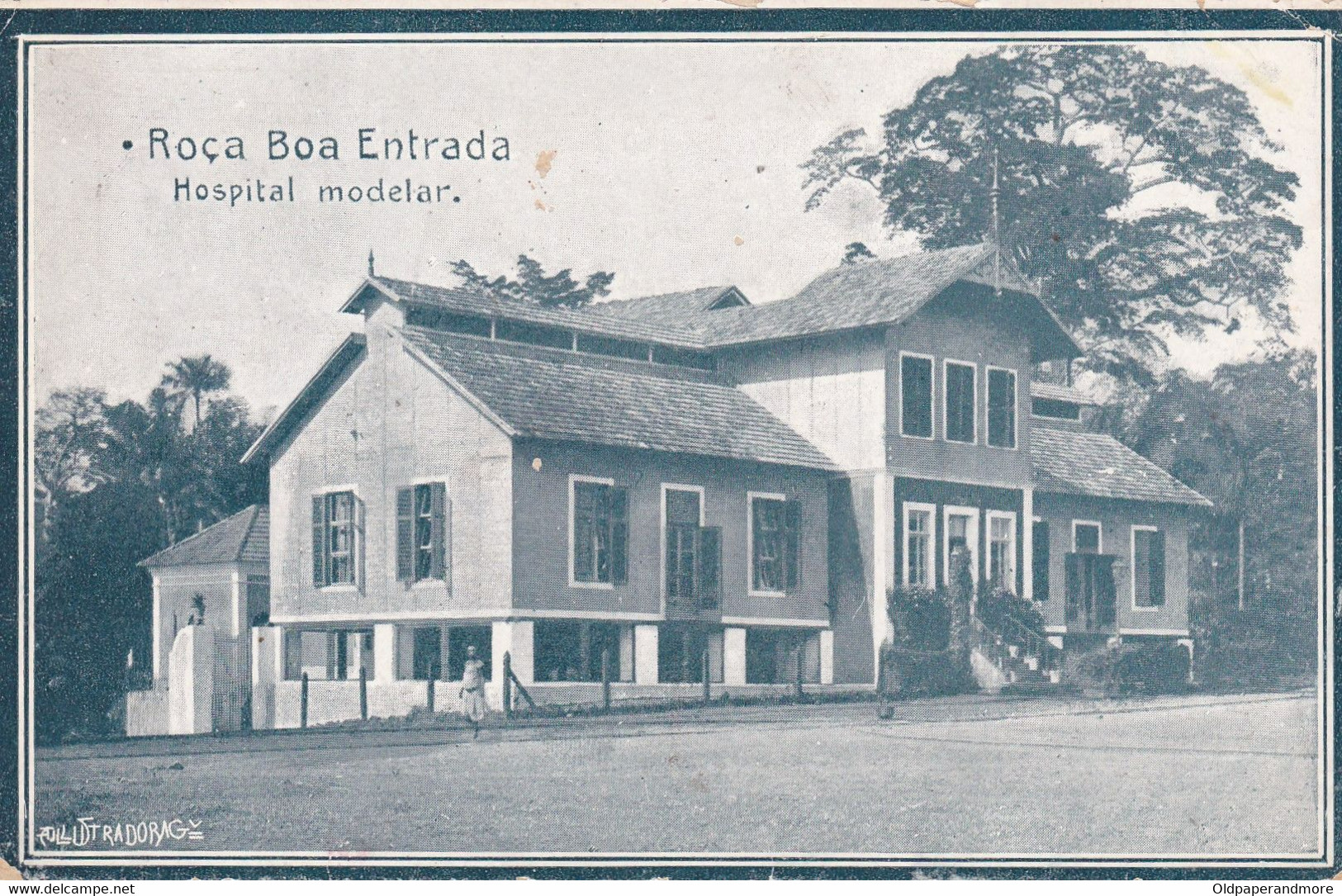 POSTCARD PORTUGAL - AFRICA - SÃO TOME AND PRINCIPE - OLD PORTUGUESE COLONY - ROÇA BOA ESTRADA - HOSPITAL MODELAR - Sao Tome Et Principe