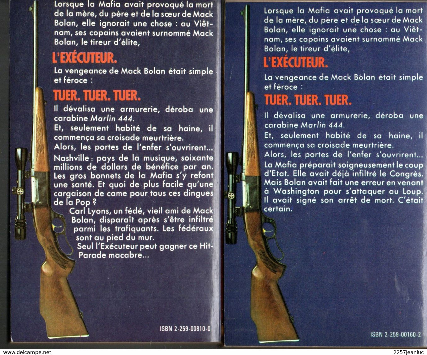 4 Romans - De Gérard De Villiers  Présente L ' Executeur N 13 . 32 . 41 Et 61-  Editions Plon Hunter - Roman Noir