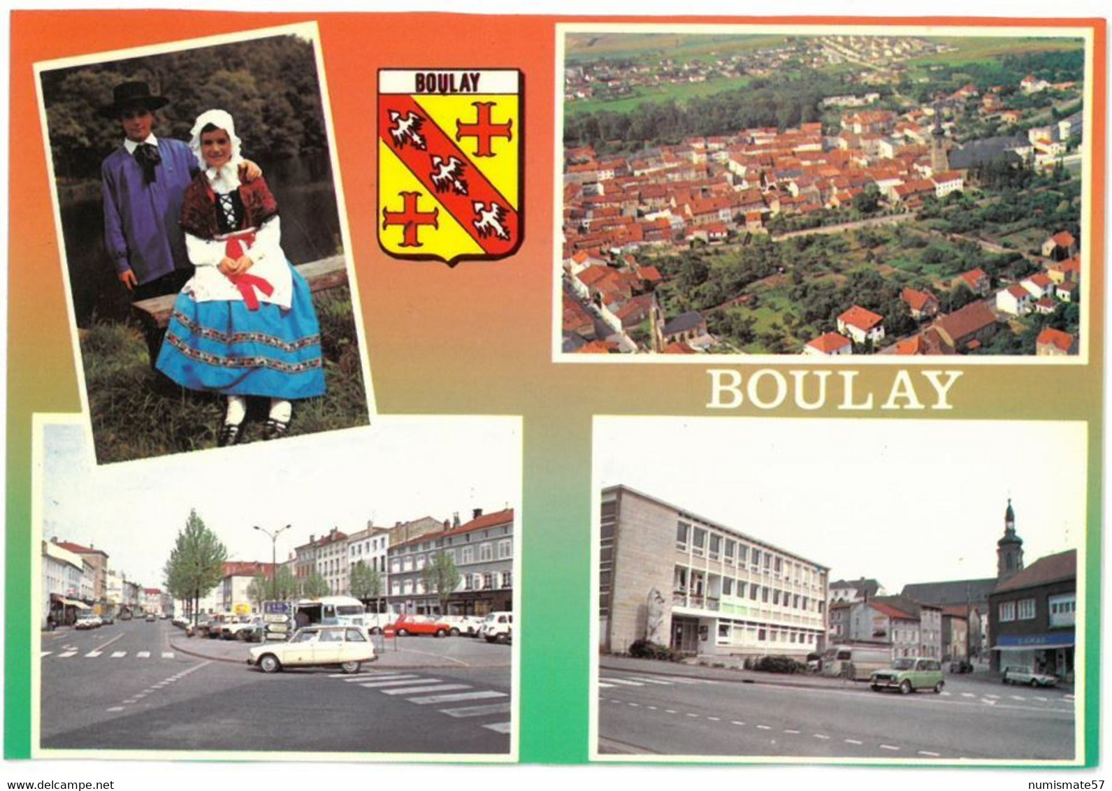 CP BOULAY - Multi Vues - 4 Vues - Blason - Ed. Europ - Pierron N° VM 686 - Boulay Moselle