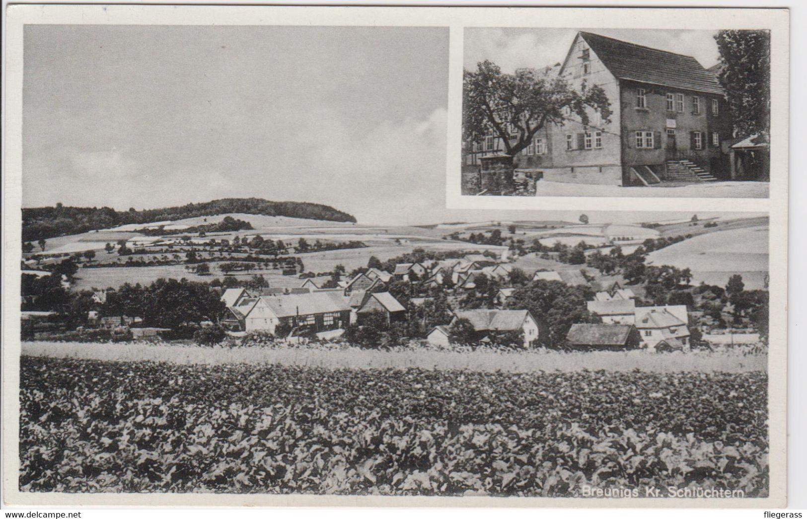 AK Breunings / Breunigs Kr. Schlüchtern - Gasthaus Berthold - Sinntal Sterbfritz - Schluechtern