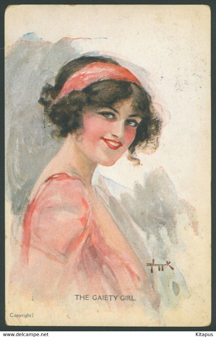 THE GAIETY GIRL Vintage Postcard England - Mode