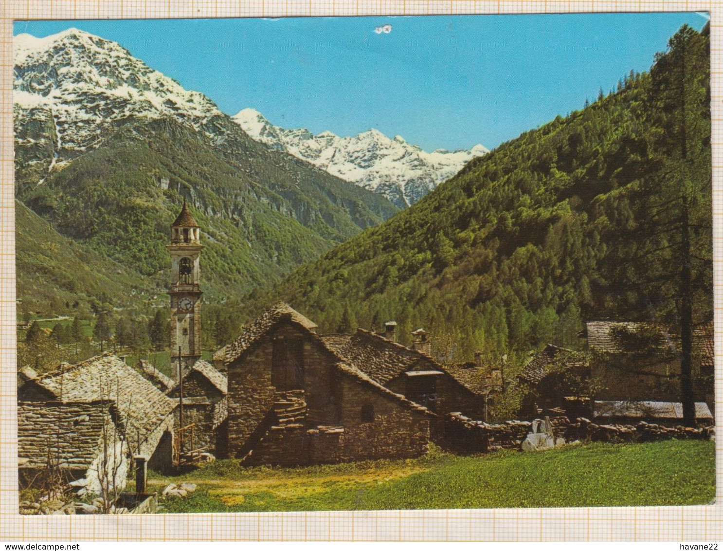 22C585  Sonogno - Valle Verzasca Scorcio - Sonogno