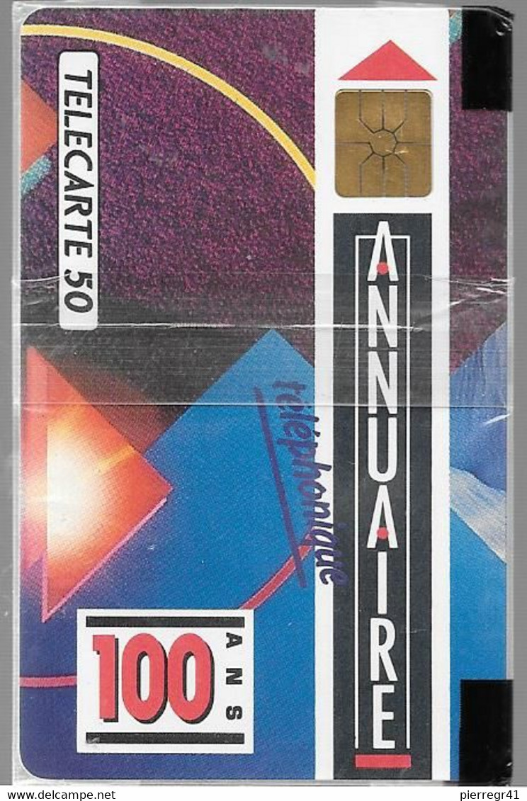 CARTE²-PUBLIC-F111-50U-GEMA-1990-100ANS  DE L ANNUAIRE-V°44311B-NSB-TBE - 1990