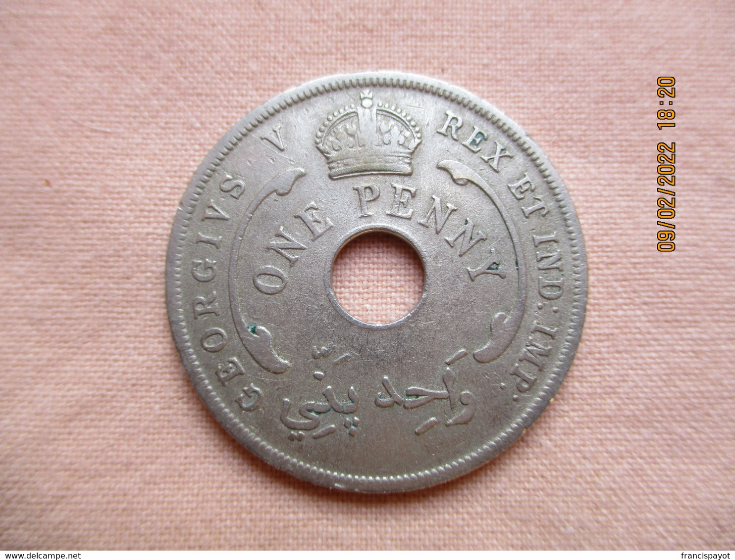 British West Africa: 1 Penny 1928 - Nigeria