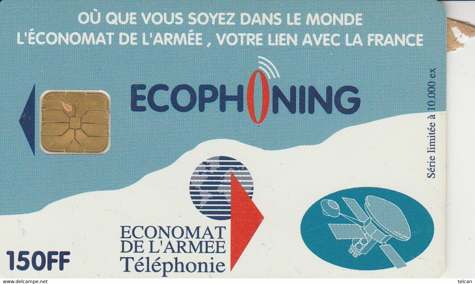 ECOPHONING  Satellite  BLEU   Luxe - Military Phonecards