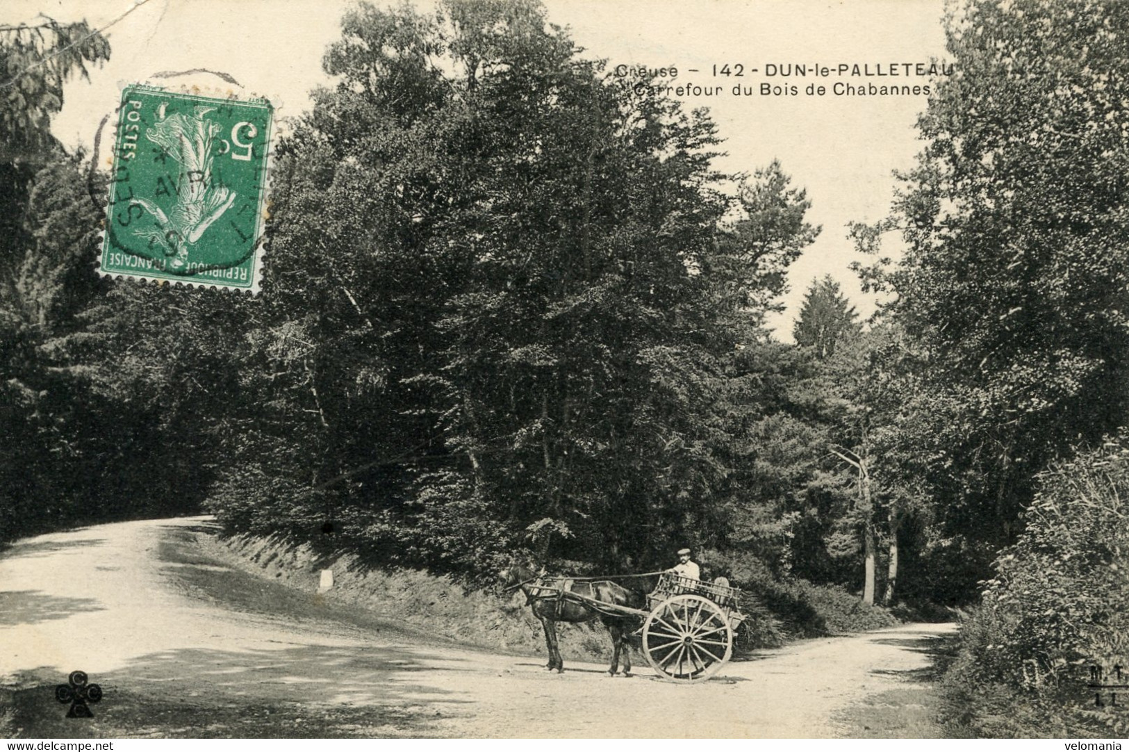 S7780 Cpa 23 Dun Le Palleteau - Carrefour Du Bois De Chabannes - Dun Le Palestel