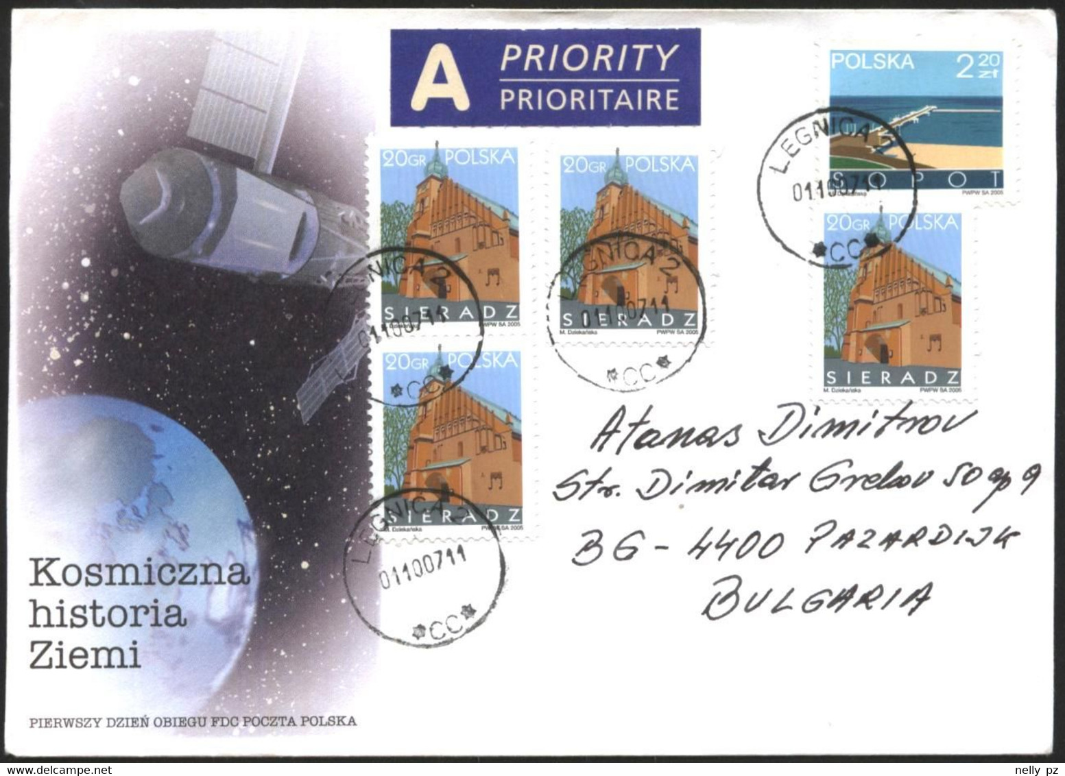 Mailed Cover With Stamps Architecture 2006 From Poland - Storia Postale