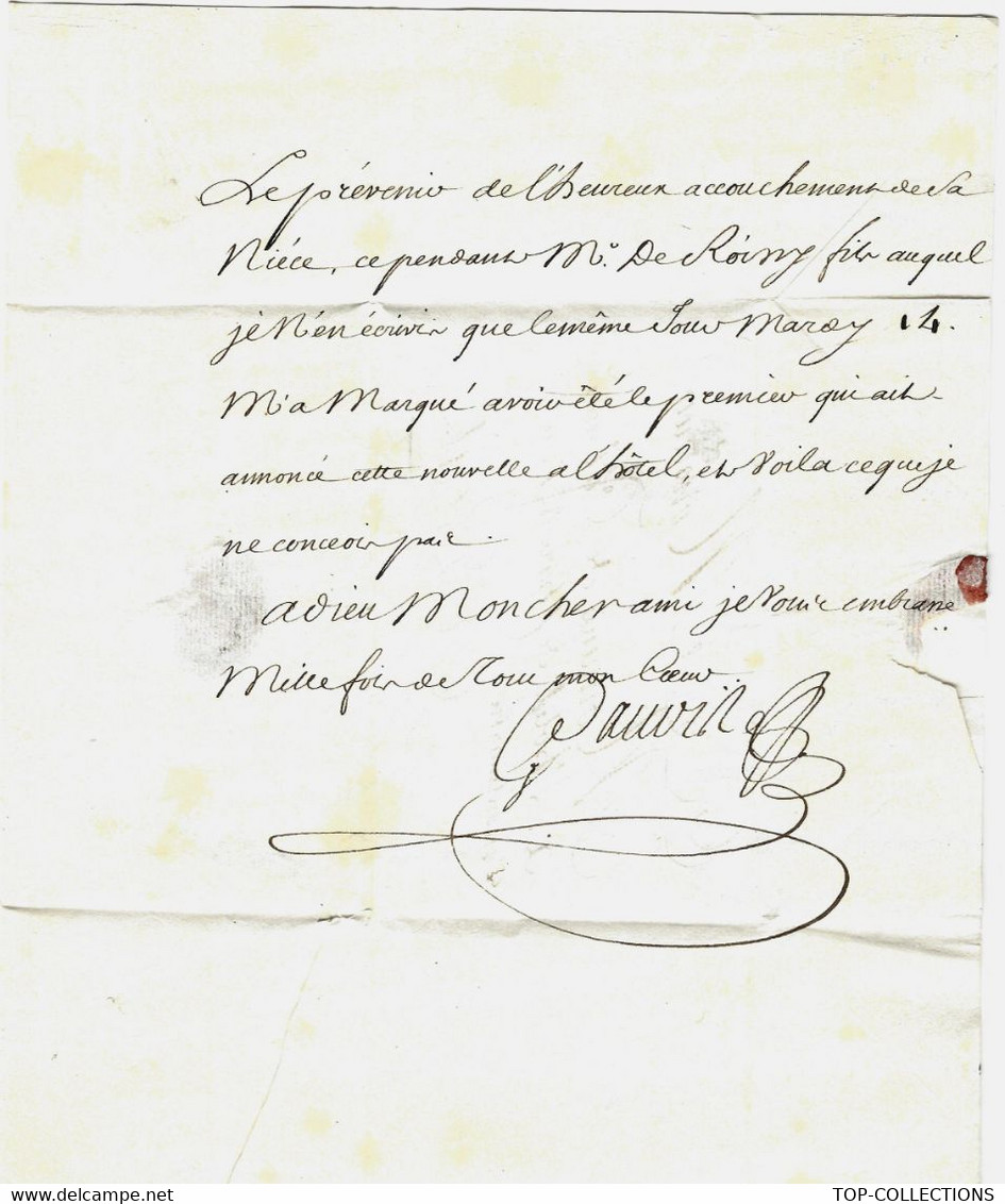 1750 BANQUE FINANCE  Par GAUVIN à Bordeaux Pour DE CABANNE HOTEL DE CHAROST PARIS AMBASSADE GRANDE BRETAGNE - Documents Historiques