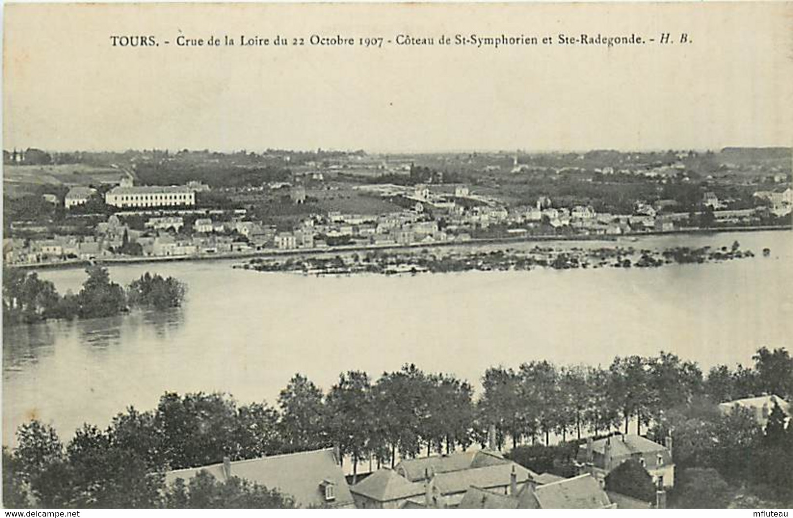 37* TOURS   Crue De La Loire  1907              MA78-0450 - Tours