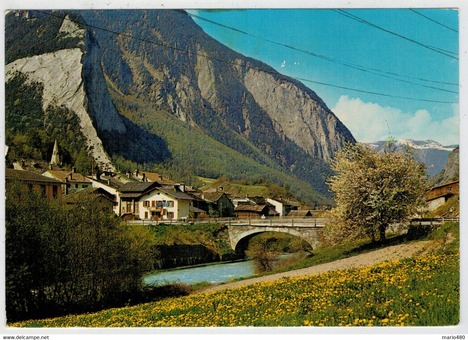 1933  SEMBRANCHER    LIASON ENTRE LA  VAL  DE  BAGNES ET LE VAL  D' ENTREMONT    (VIAGGIATA) - Bagnes