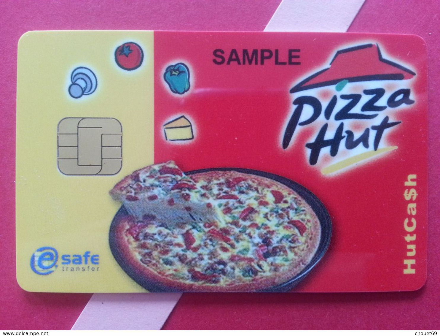 PIZZA HUT HutCa$h Hut Cash Safe Transfer Whit Numbers (BA0415 Sample - Food