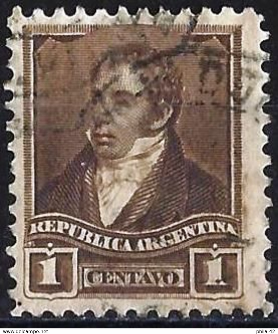 Argentina 1892 - Mi 84 - YT 95 ( President Bernardino Rivadavia ) Perf. 12¼ - MNG - Unused Stamps