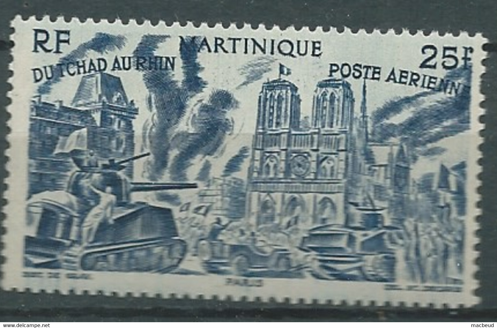 Martinique -  Aérien   -   Yvert N° 11 * *   -    Bip 11333 - Posta Aerea