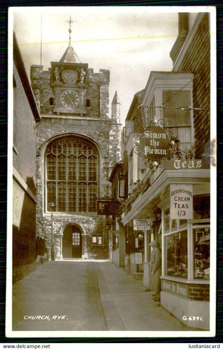 RYE - Church. (Ed. Valentine's Nº G.6391.) Carte Postale - Rye