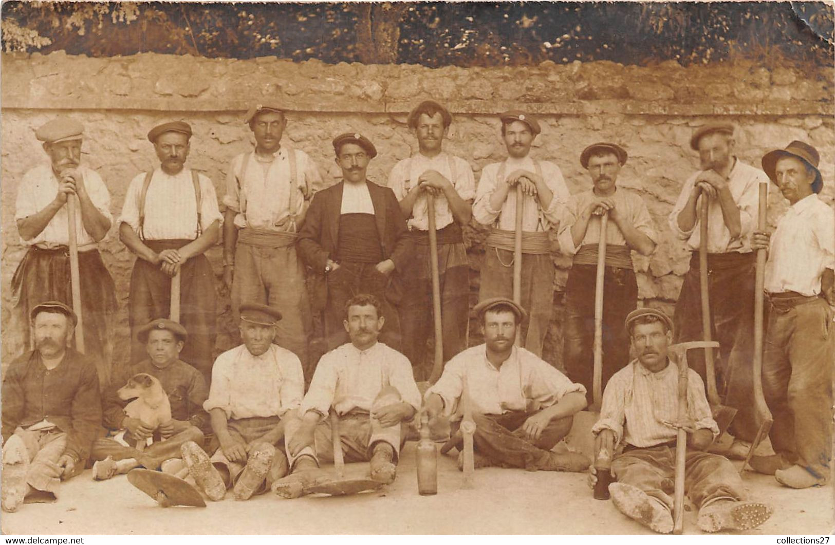 DES PAVEURS A PARIS- CARTE-PHOTO - Artigianato