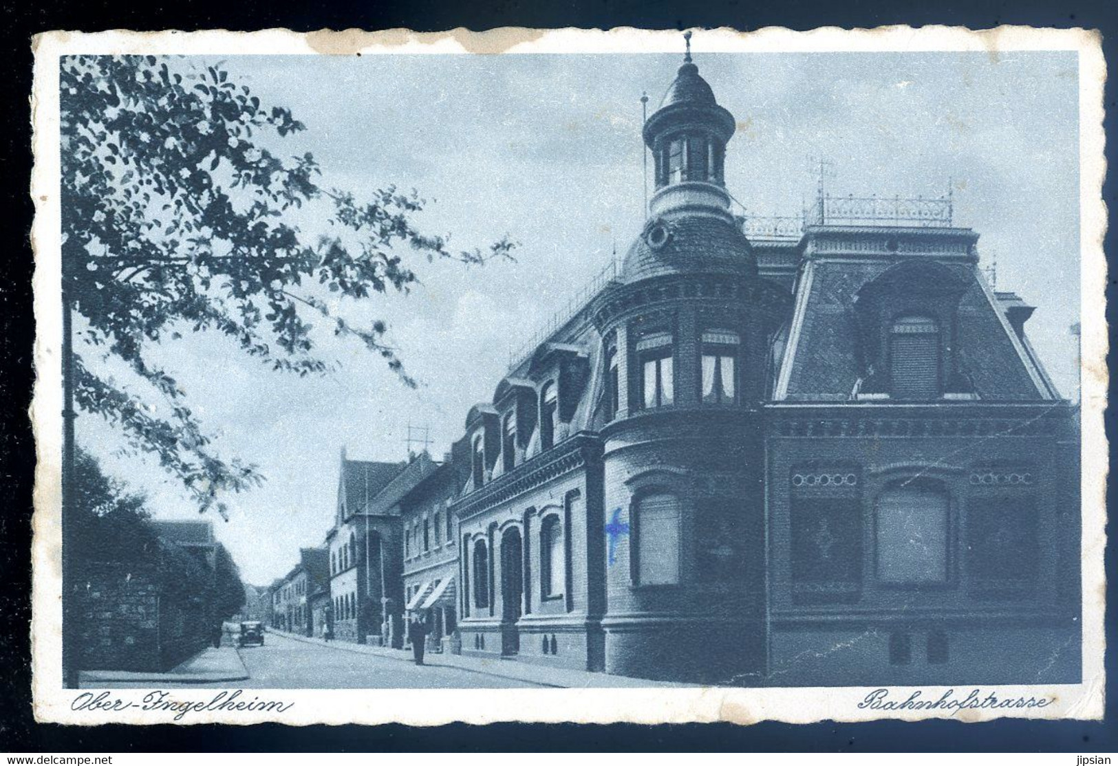 Cpa D' Allemagne Ingelheim Bahnhofstrasse -- Rue De La Gare FEV22-49 - Ingelheim