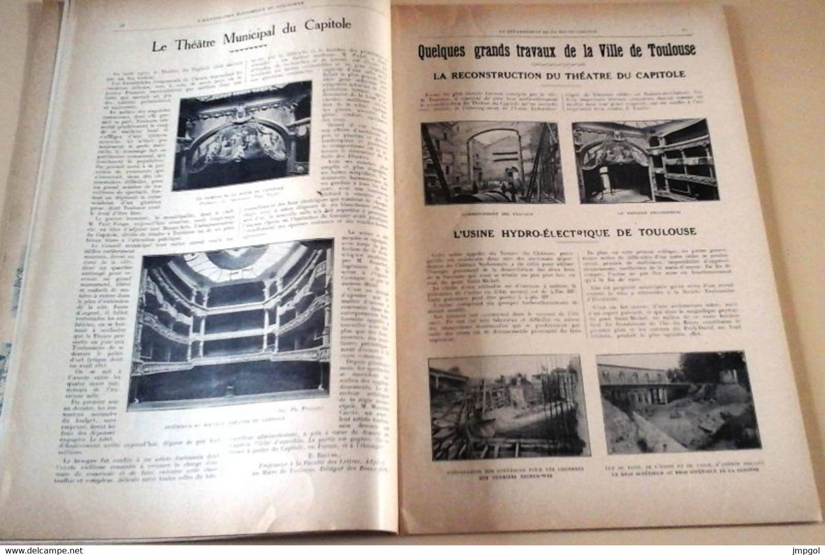 L'Illustration Economique Spécial 1924 Toulouse Haute Garonne Théâtre Capitole,Luchon Superbagnères,Revel,Muret - Midi-Pyrénées