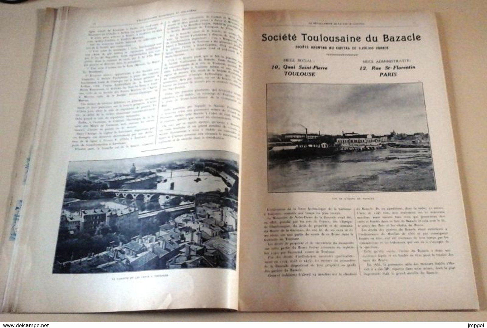 L'Illustration Economique Spécial 1924 Toulouse Haute Garonne Théâtre Capitole,Luchon Superbagnères,Revel,Muret