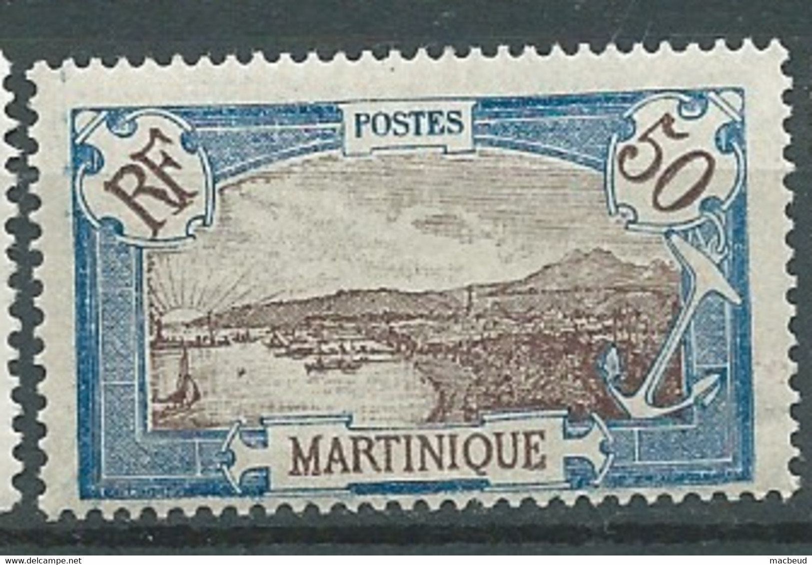 Martinique  -  Yvert N°   100  * ADHERENCES    - Bip 11413 - Neufs