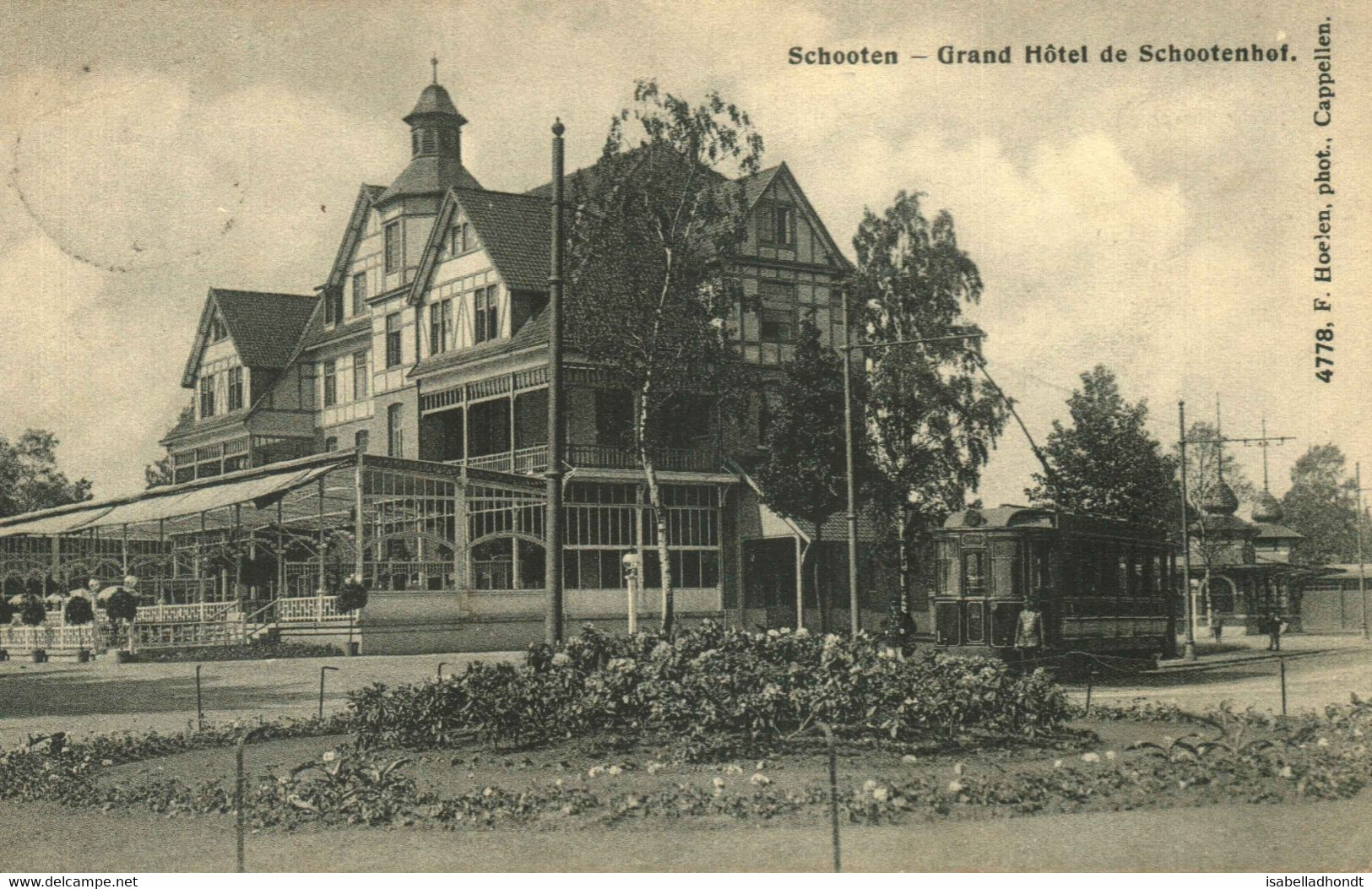 Schoten -Schooten Grand Hotel De Schootenhof Hoelen Nr4778 Tram - Schoten