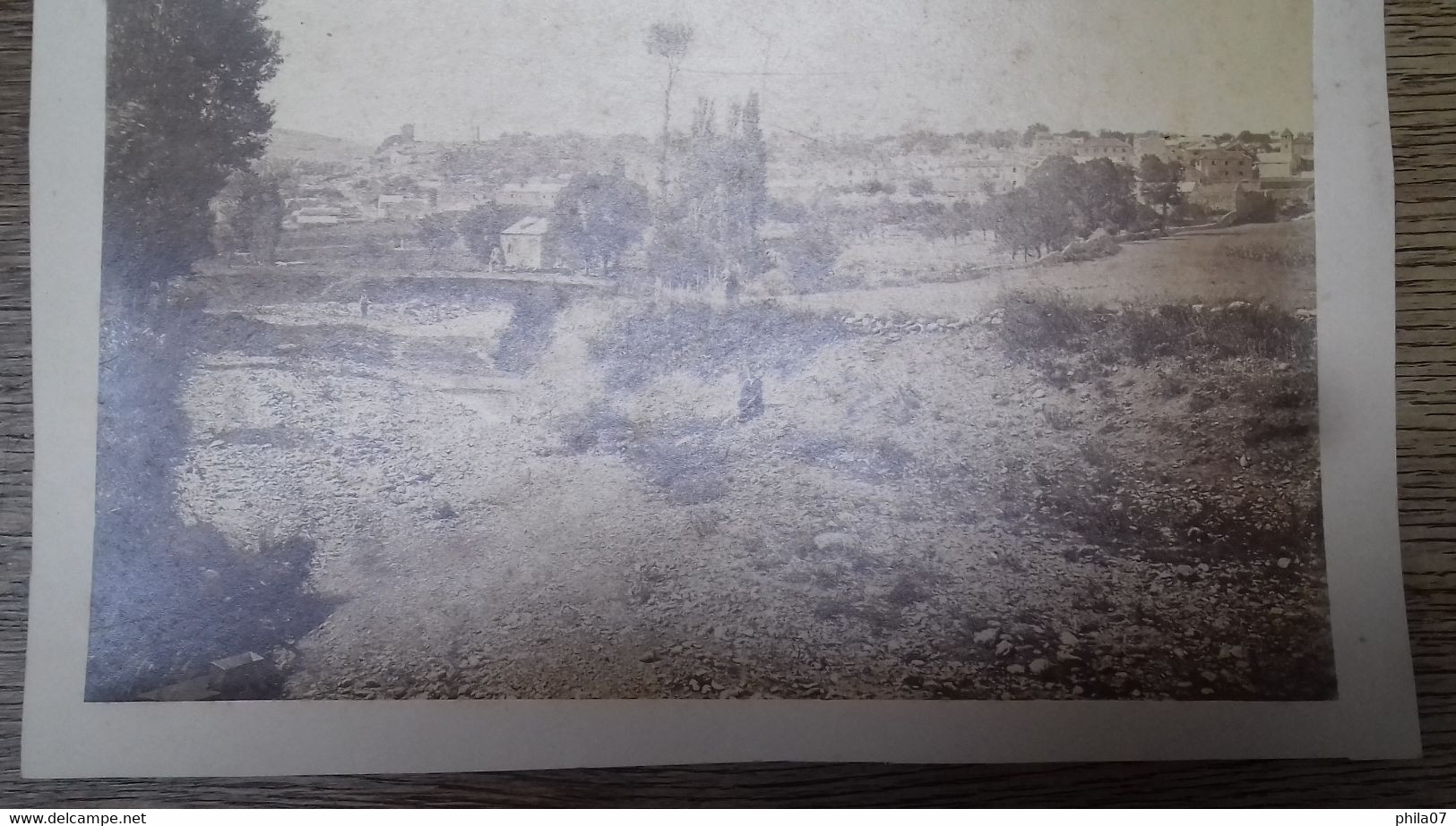 Ljubuški - View Of The Place Around 1900. Photograph Is Glued To The Cardboard. Good Quality. Dimensions Cca:  26x20 Cm - Sin Clasificación