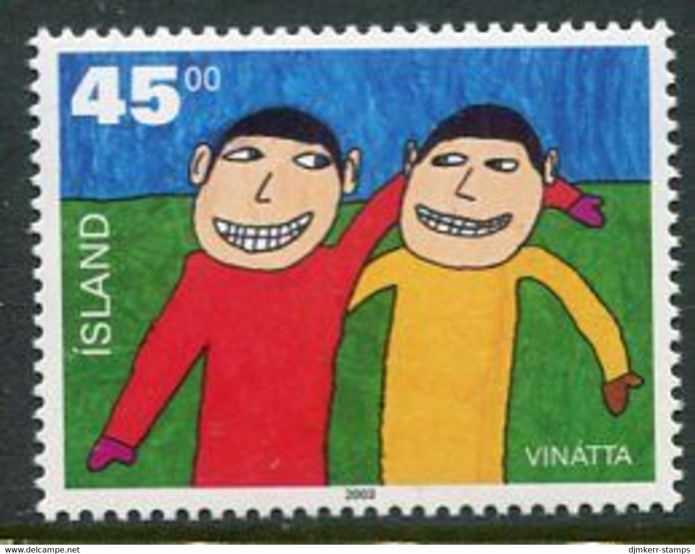 ICELAND  2003  Schoolchildren's Stamp Design Competiton MNH / **.  Michel 1041 - Ongebruikt