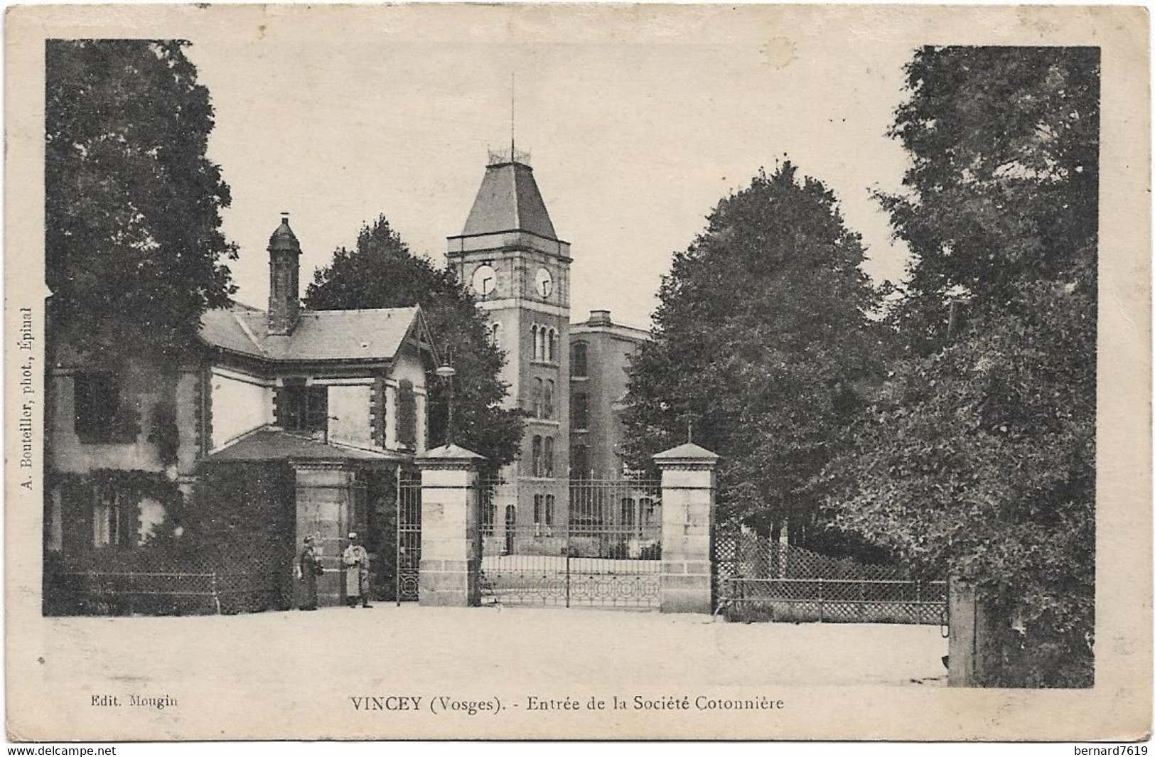 88   Vincey  -  Entree De La Societe Cotonniere - Vincey