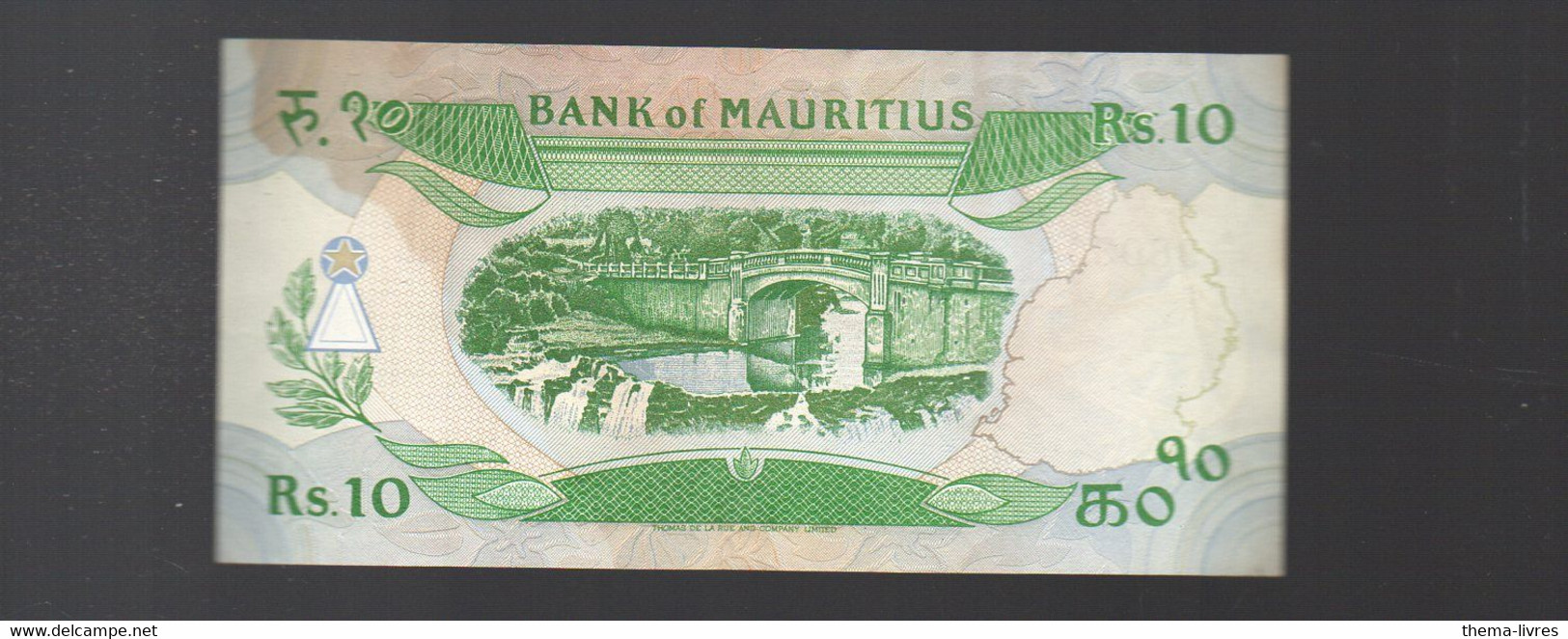 Maurice : Billet De 10 R   1972 (PPP35299) - Maurice