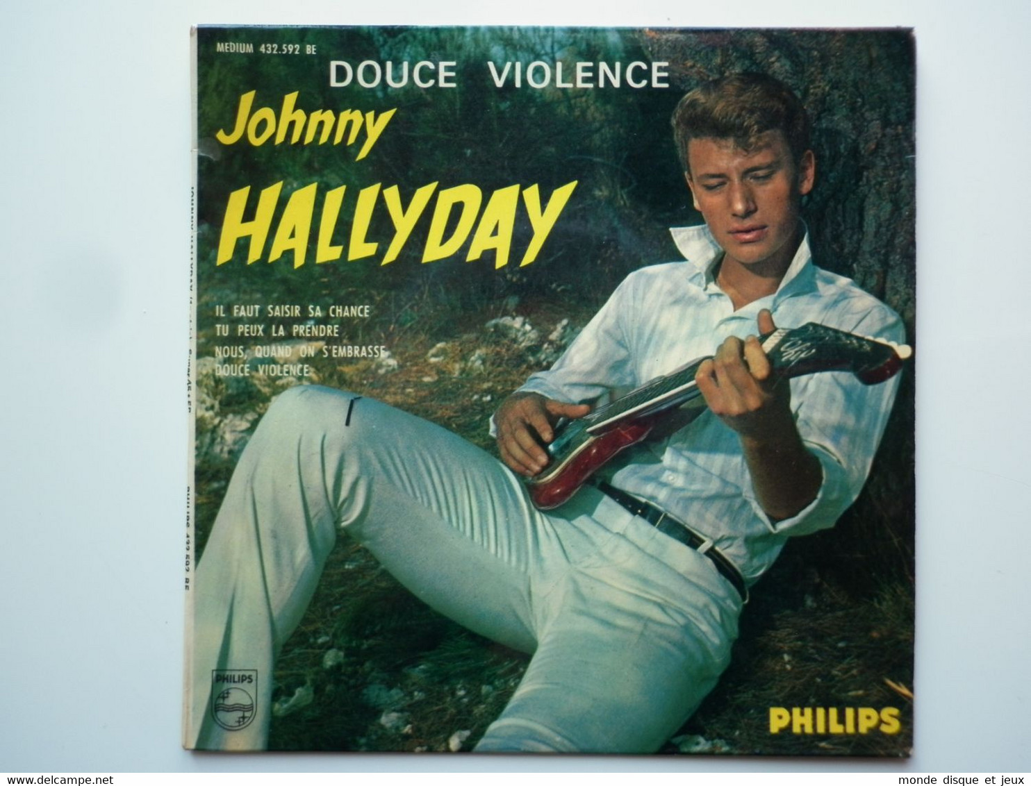 Johnny Hallyday 45Tours EP Vinyle Douce Violence / Il Faut Saisir Sa Chance Avec Titre Douce Violence - 45 T - Maxi-Single