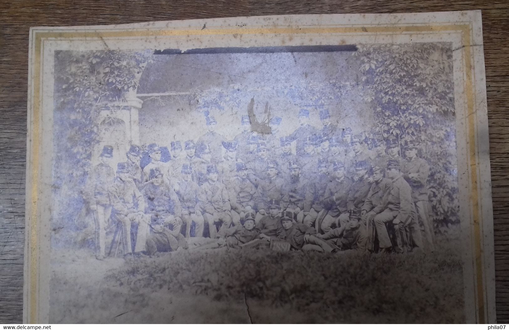 Sarajevo - Big Joint Photo Of Foresters, Foresters Engineers And Students From 1880. Photograph Glued To Decorative Card - Anciennes (Av. 1900)