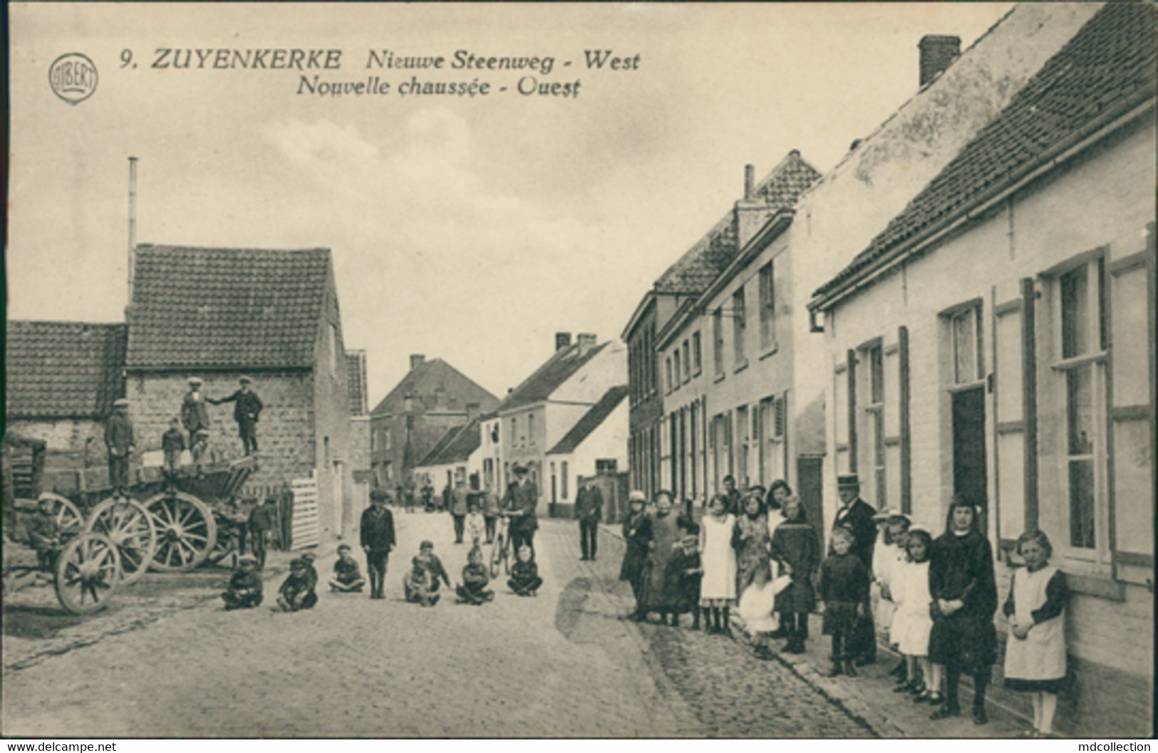 BE ZUIENKERKE / Zuyenkerke - Nouvelle Chaussée / TRES BELLE CARTE ANIMEE - Zuienkerke