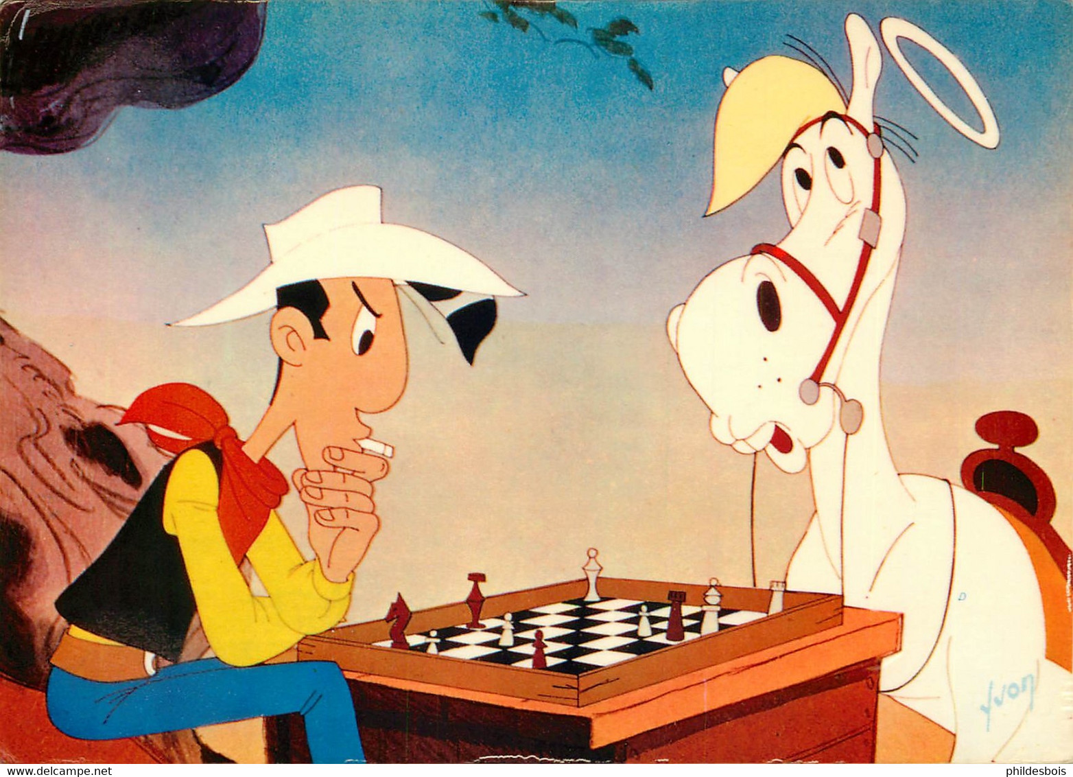 LUCKY LUKE  Echecs - Stripverhalen