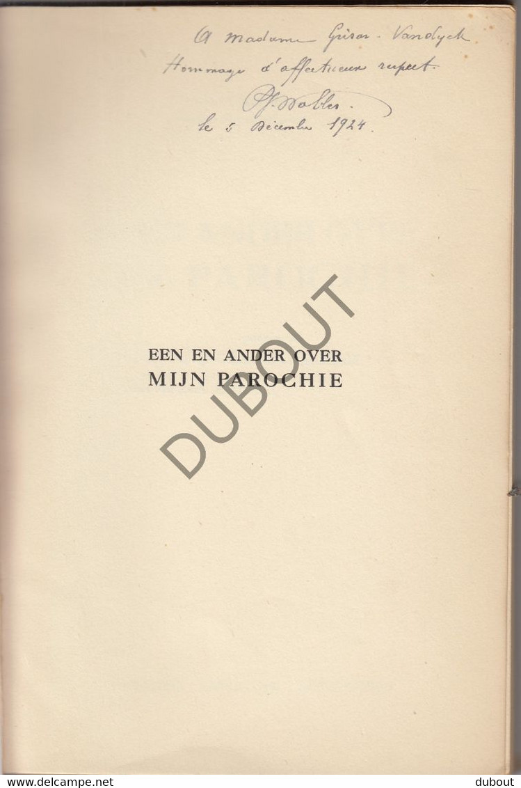 Brecht/Sint Lenaerts - Heilige Leonardus - Ph Wabbes - 1924 - Over Mijn Parochie - Geïllustreerd (V961) - Antique