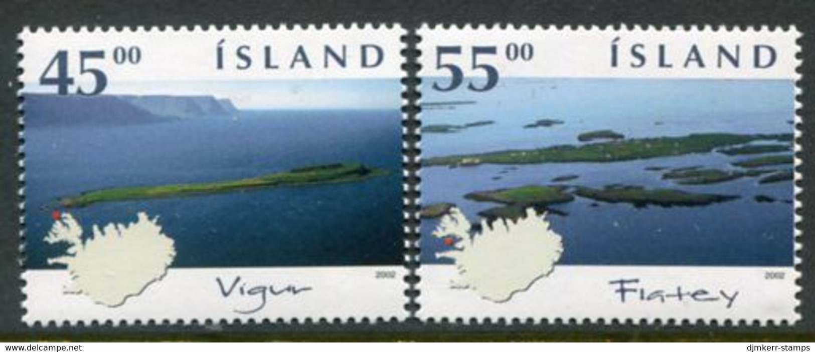 ICELAND  2002 Islands MNH / **.  Michel 1020-21 - Nuovi