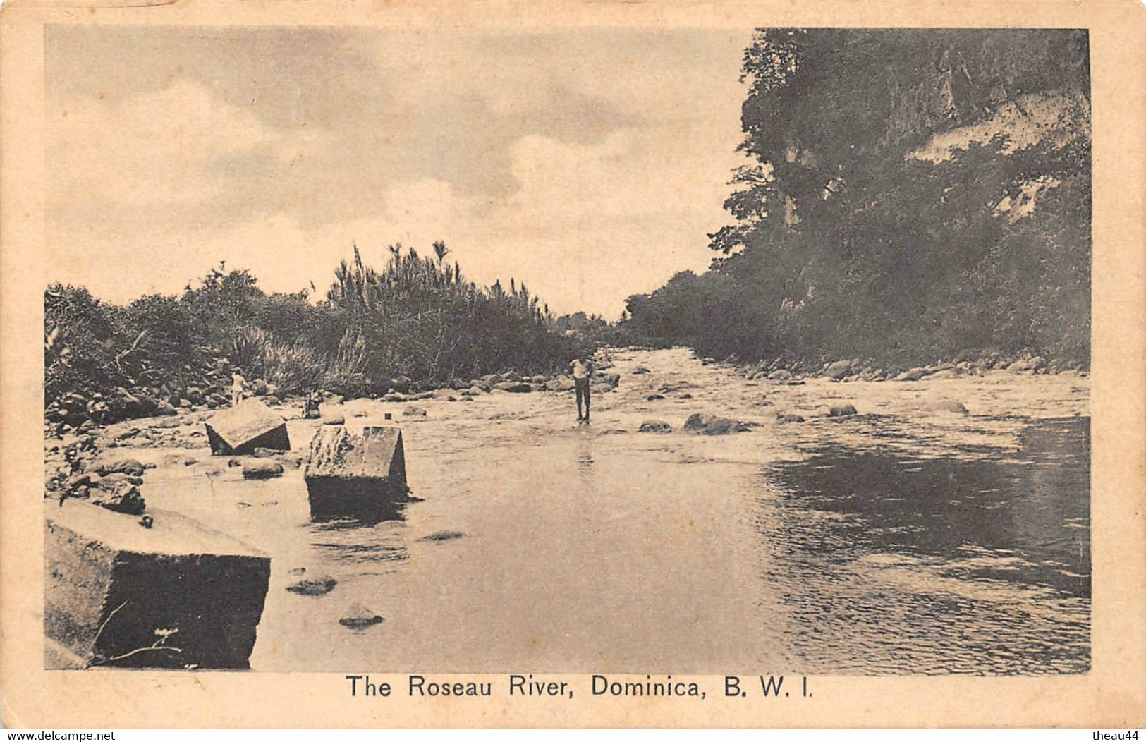 ¤¤  -   DOMINIQUE   -    The ROSEAU River   -   Dominica  -  B.W.I.      -  ¤¤ - Dominique