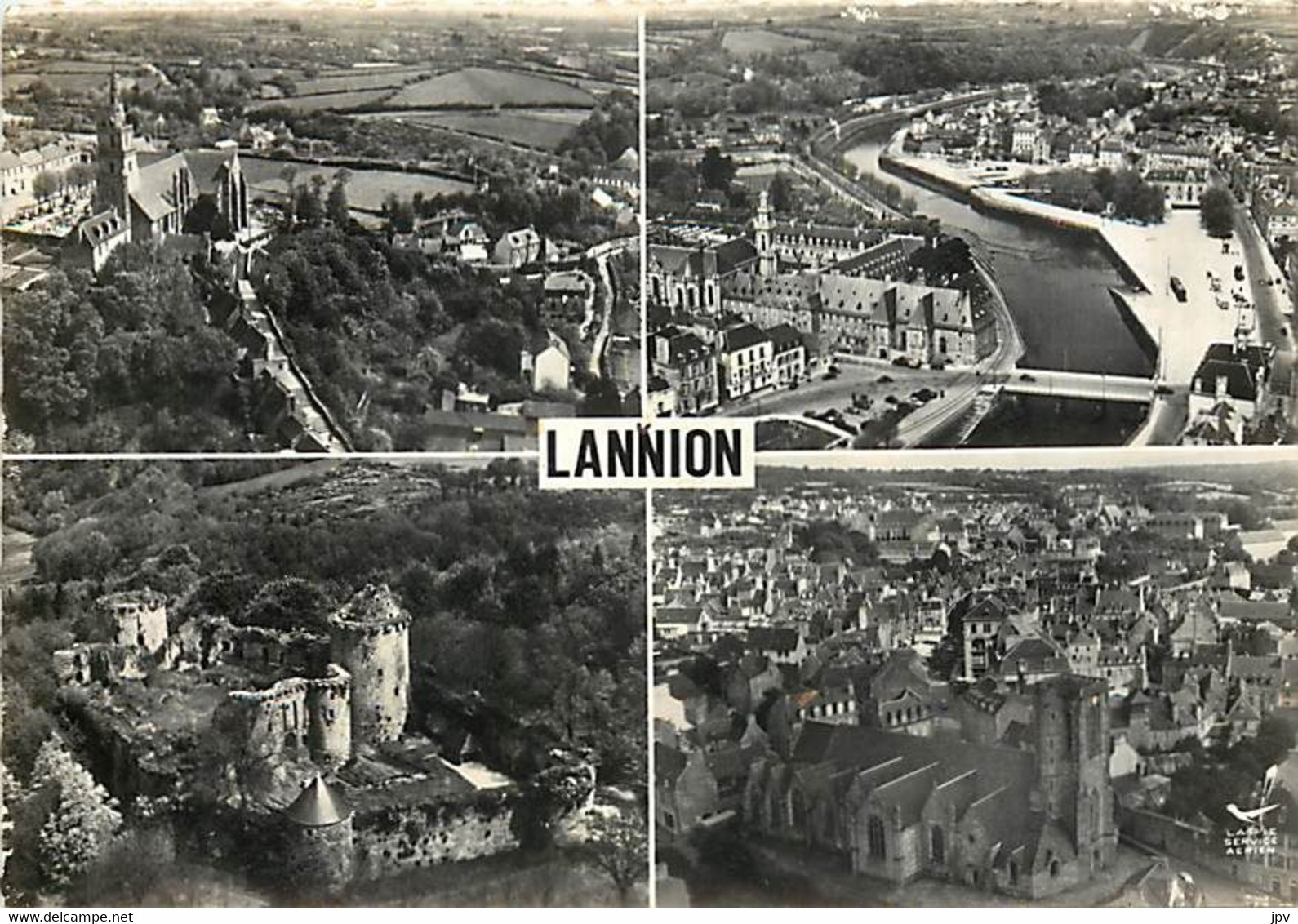 LANNION. Carte Multivues. - Lannion