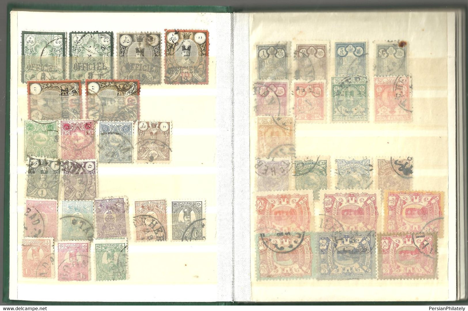 Strong Collection Of Qajar Stamps In A Small Album Used/Mint/Hinged Persia Persien Perse Persanes 1iran - Iran