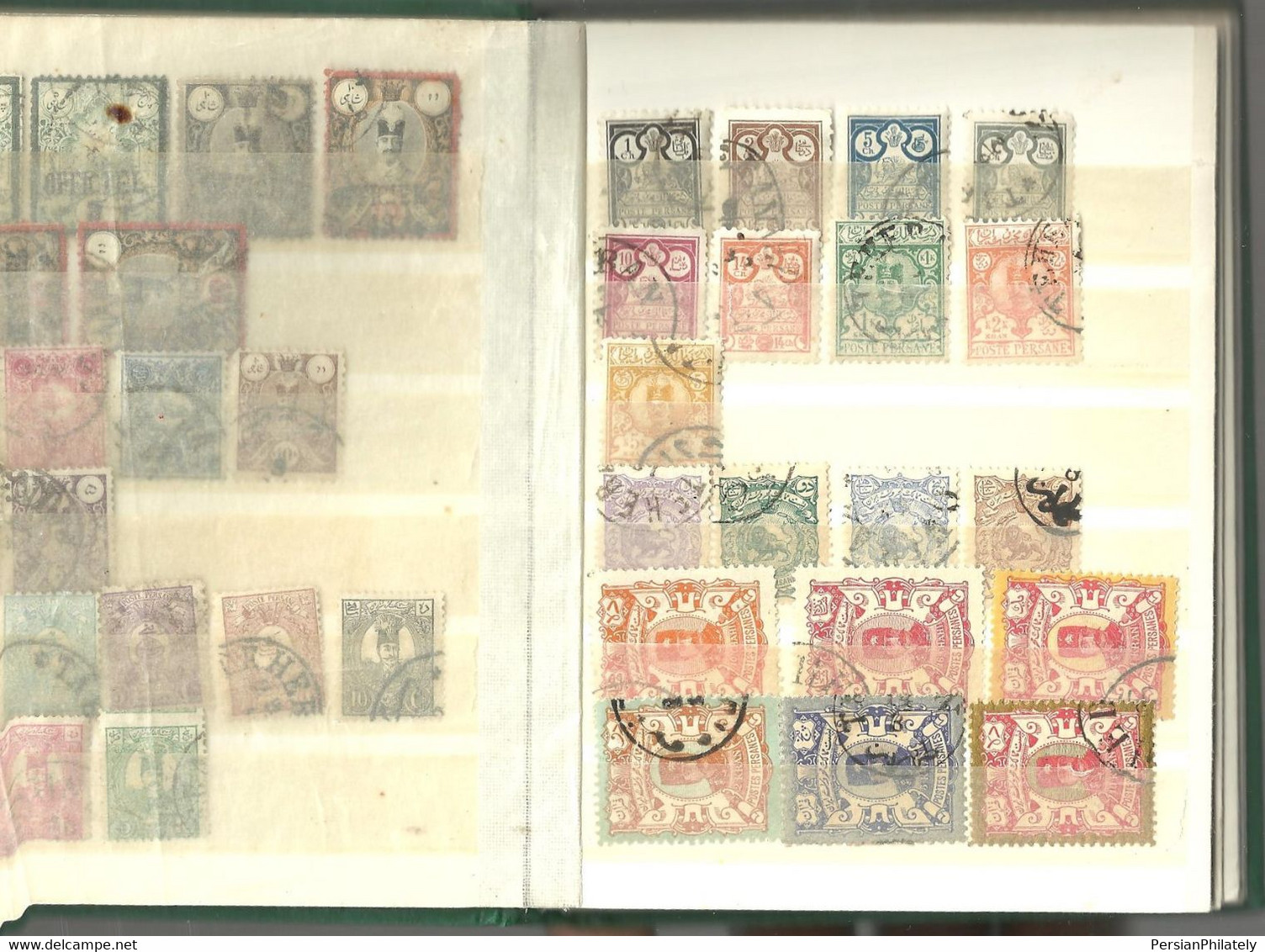 Strong Collection Of Qajar Stamps In A Small Album Used/Mint/Hinged Persia Persien Perse Persanes 1iran - Irán