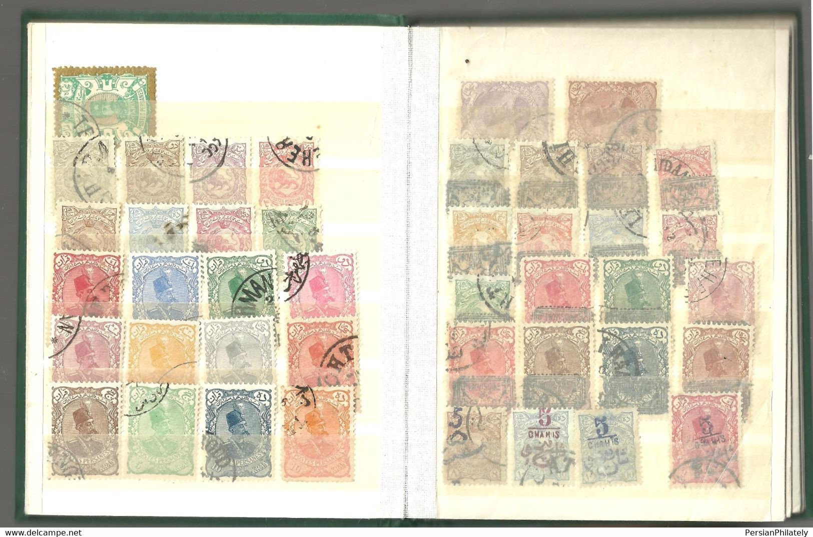 Strong Collection Of Qajar Stamps In A Small Album Used/Mint/Hinged Persia Persien Perse Persanes 1iran - Irán