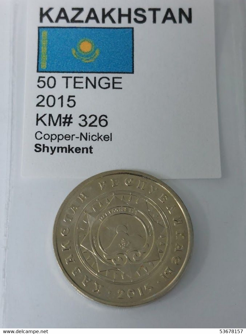 Kazakhstan - 50 Tenge, 2015, Shymkent, Unc, KM# 326 - Kazakhstan