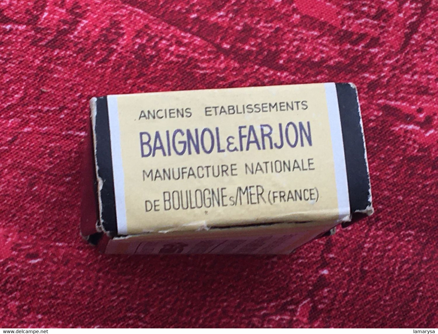 Boite de plumes métalliques marque Baignol Farjon-Henri supérieur écriture-calligraphie-école bureau objets liés-Vintage