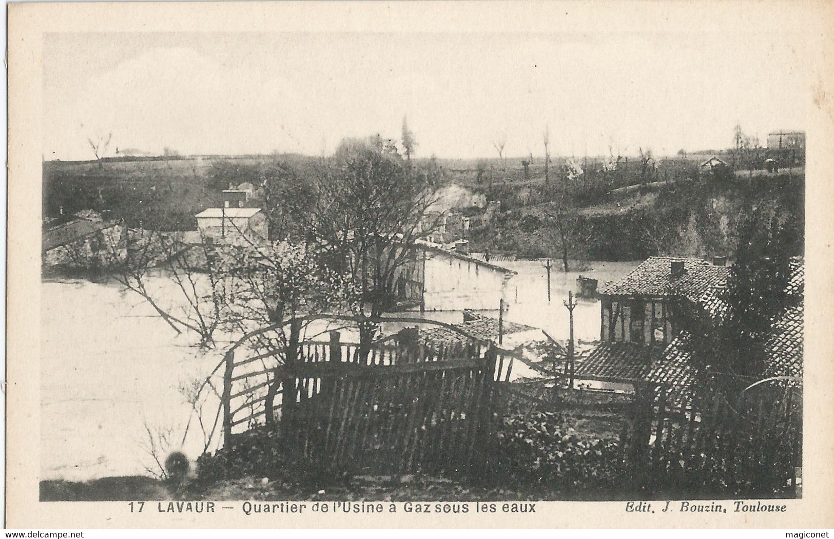 CPA - Inondations Du Midi 1930  - Lavaur - Quartier De L'usine à Gaz - Lavaur