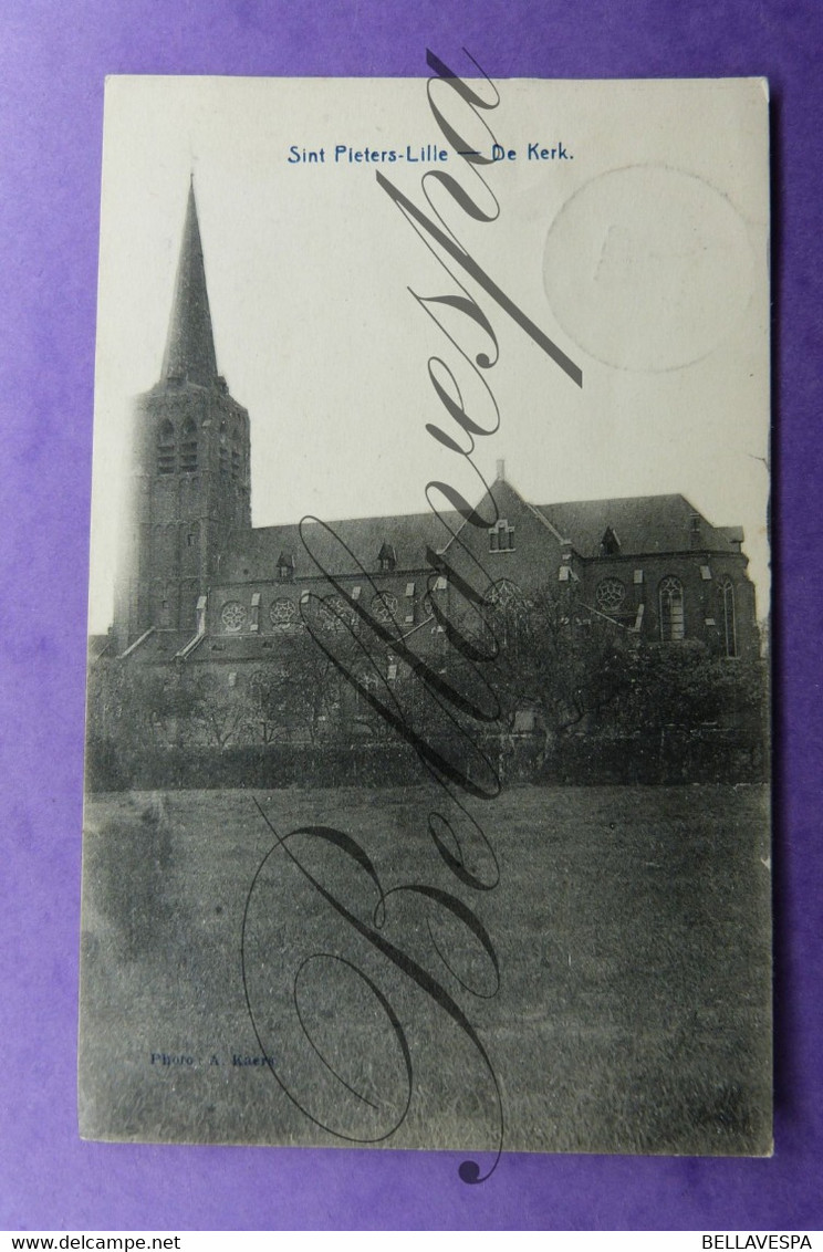 Sint Pieters Lille. Sterstempel Etoille 1920 - Lille