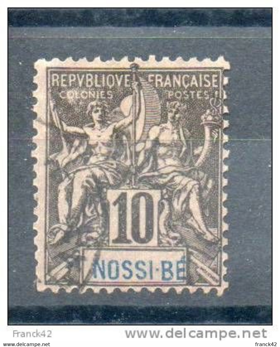 Nossi Bé. Type Sage. 10c - Used Stamps